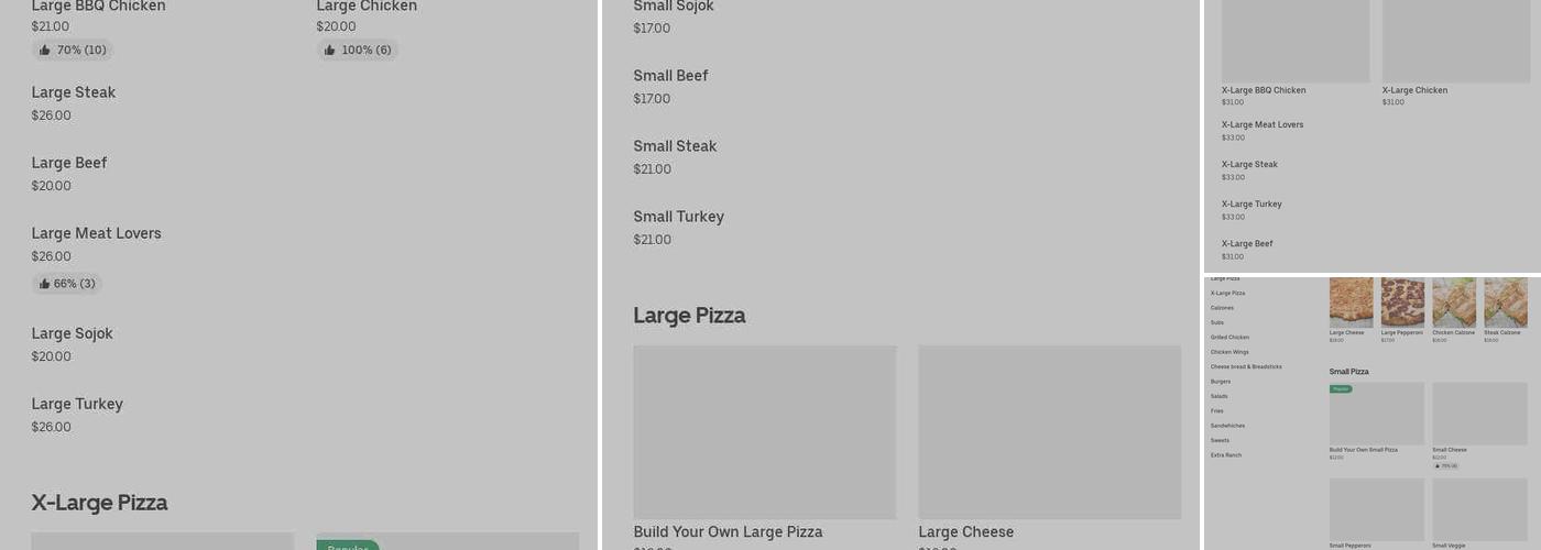 A.P's Gourmet Eats Menu