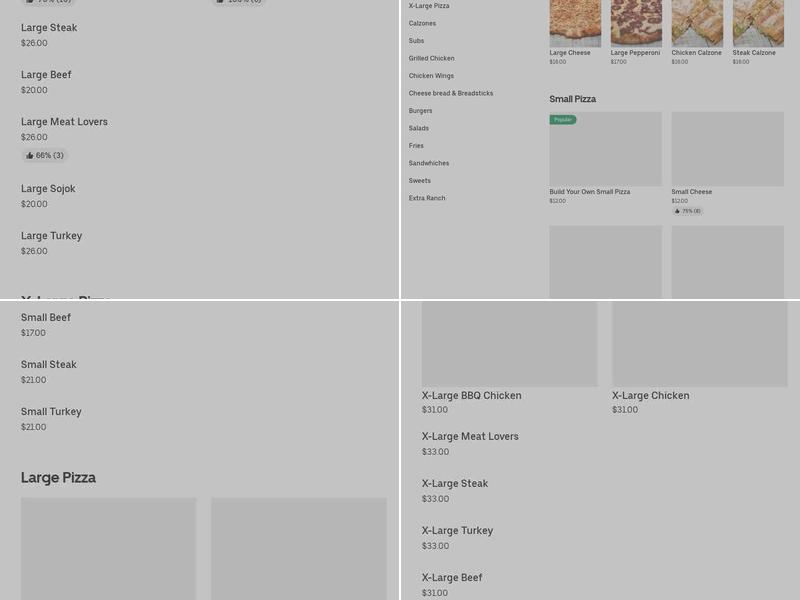 A.P's Gourmet Eats Menu