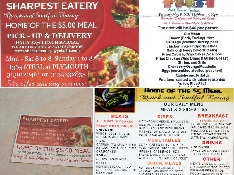 SHARPEST EATERY Menu