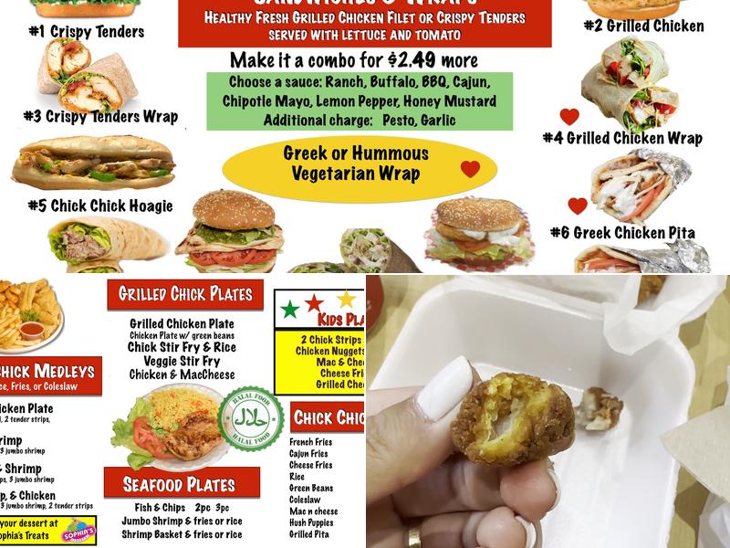 Chick Chick Inn Menu