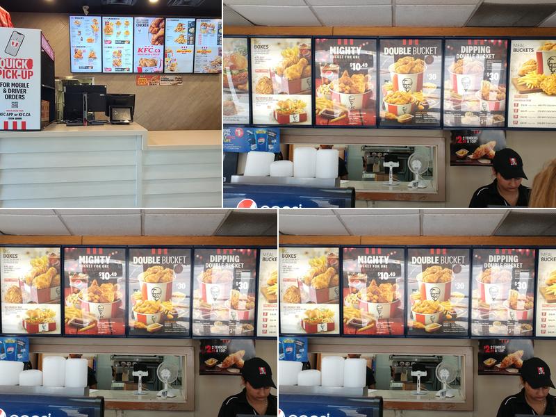 KFC Menu
