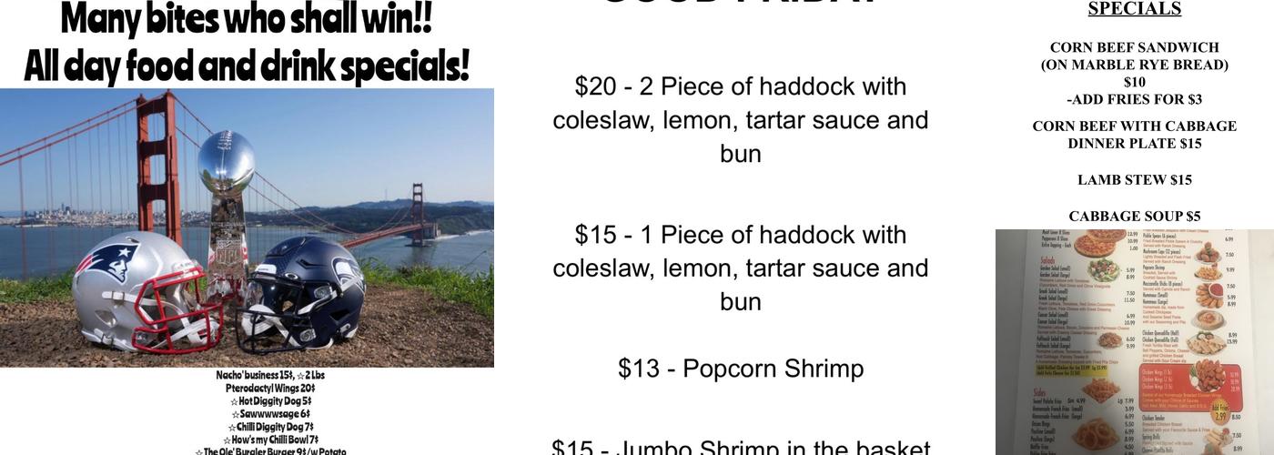 Classico Menu