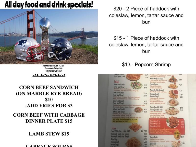 Classico Menu