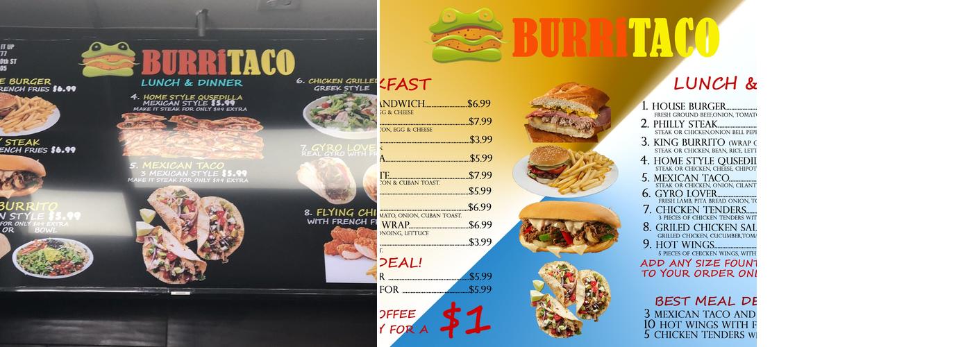 BURRITACO Menu