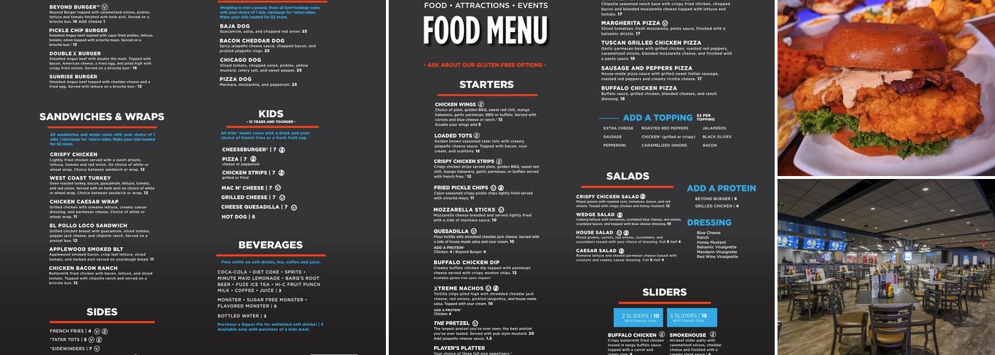 Pit Stop Tavern Menu