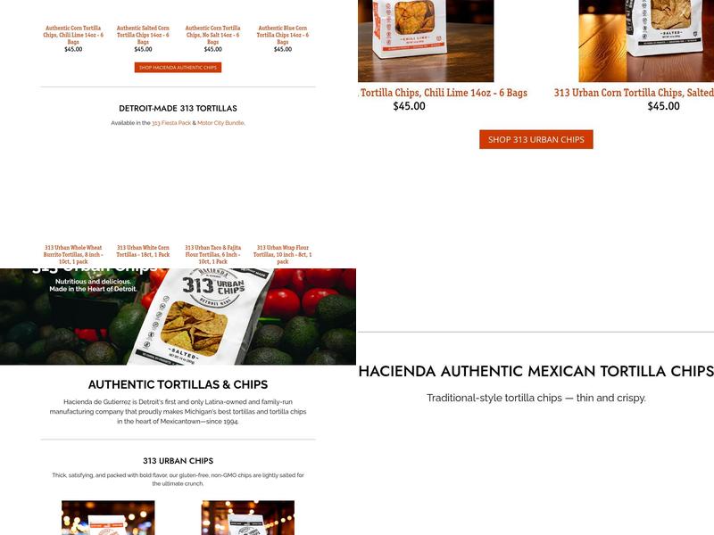 Hacienda Mexican Foods Menu