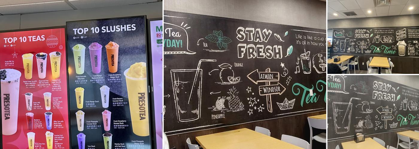 Presotea Menu