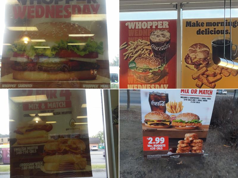 Burger King Menu