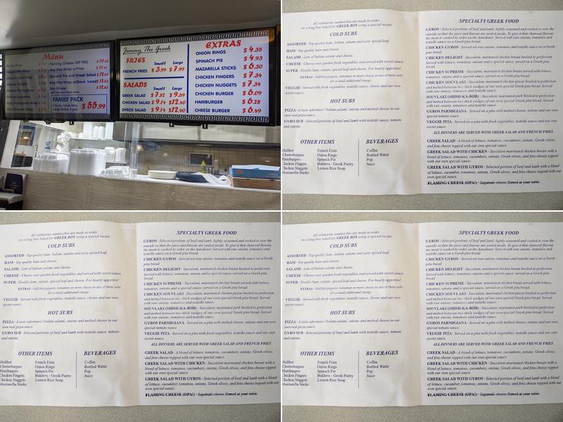 OPA! Windsor Menu