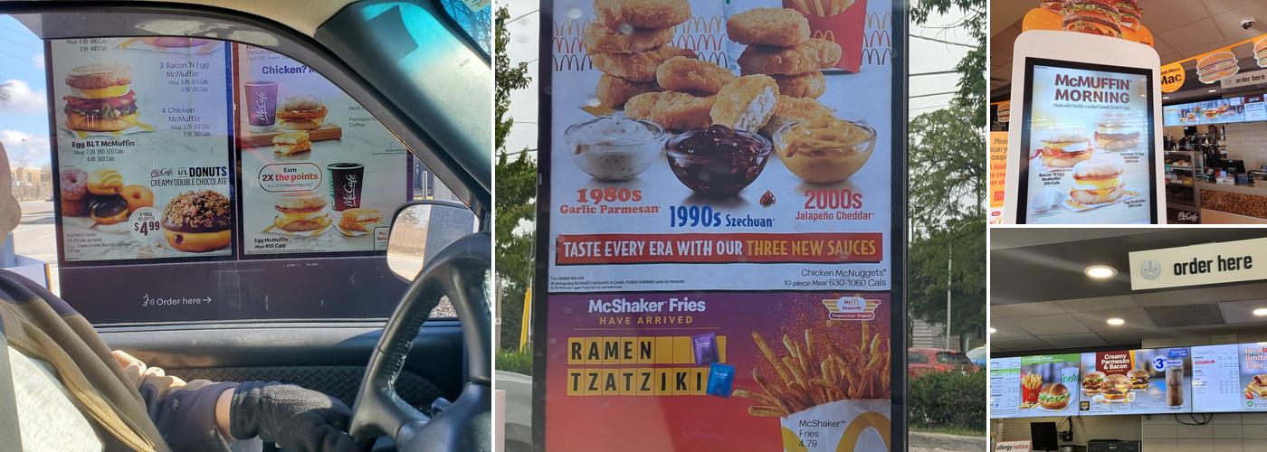 McDonald’s Menu