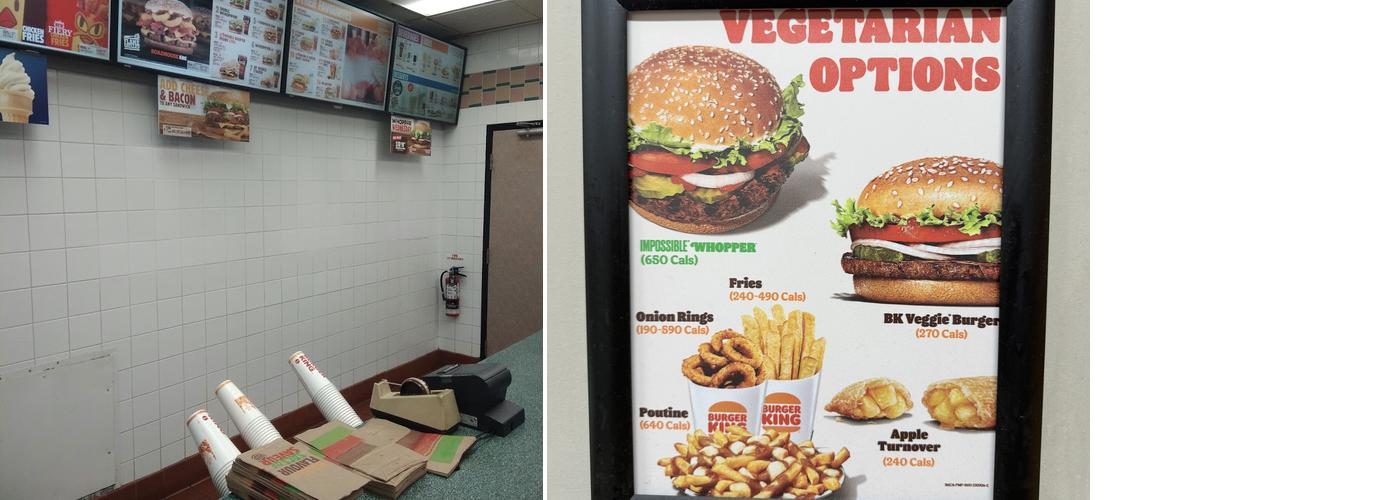 Burger King Menu