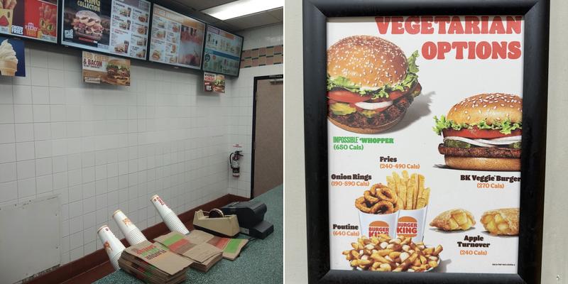 Burger King Menu