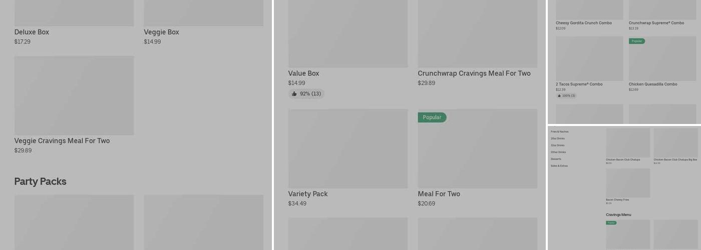 Taco Bell Menu