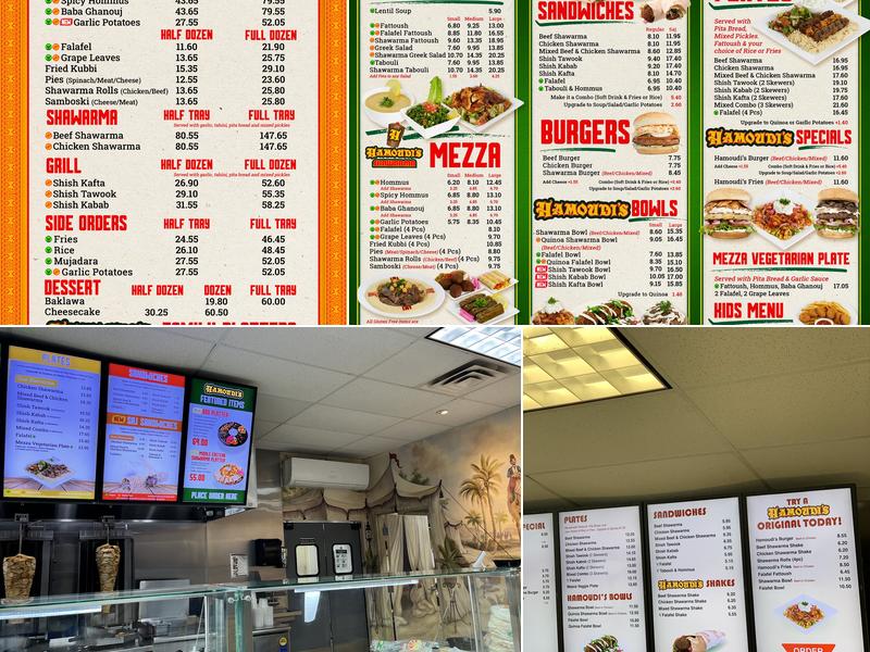 Hamoudi's Shawarma - South Windsor Menu