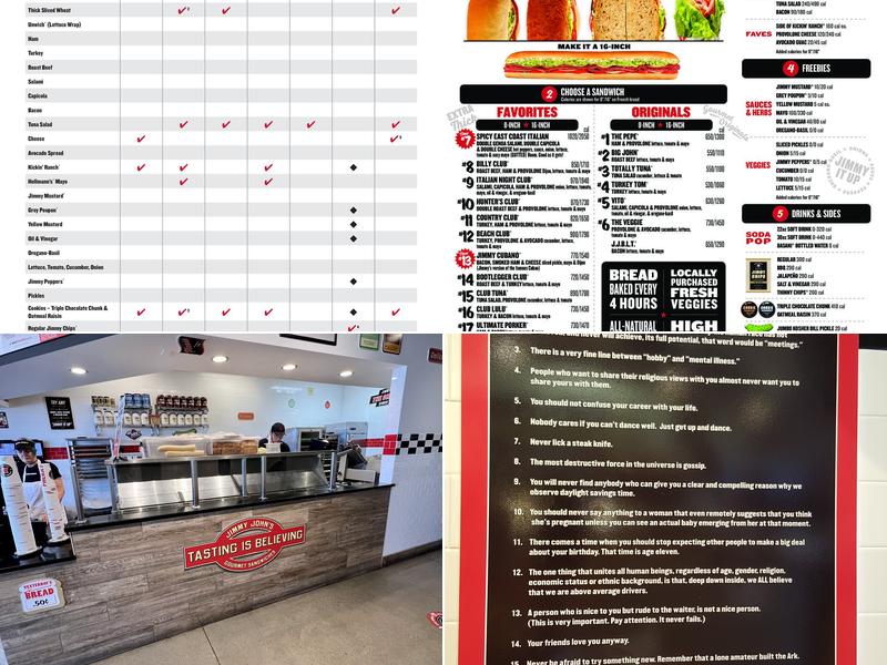 Jimmy John's Menu