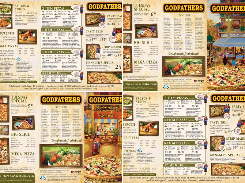 Godfathers Pizza - Harrow Menu