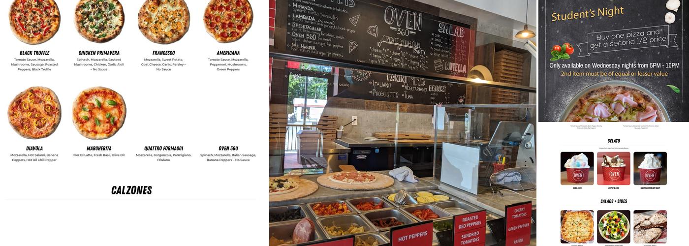 Oven 360 Lasalle Menu