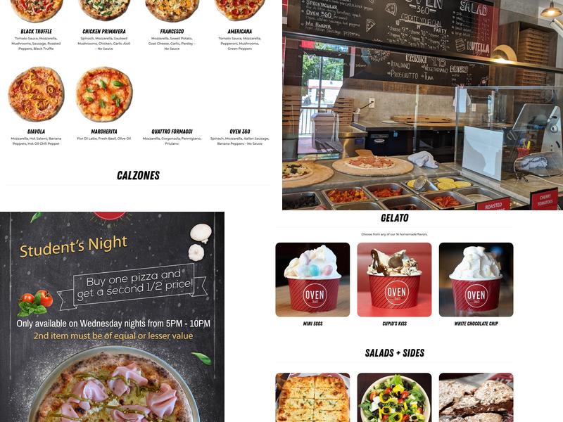 Oven 360 Lasalle Menu