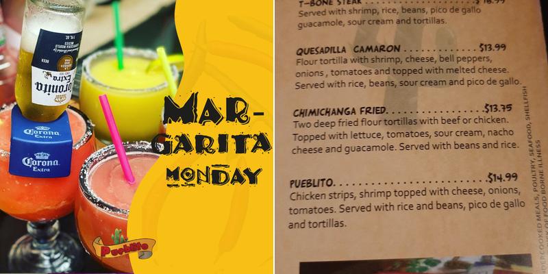 Publito's Mexican Grill Menu