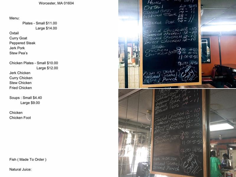 Home Style Cuisine Menu