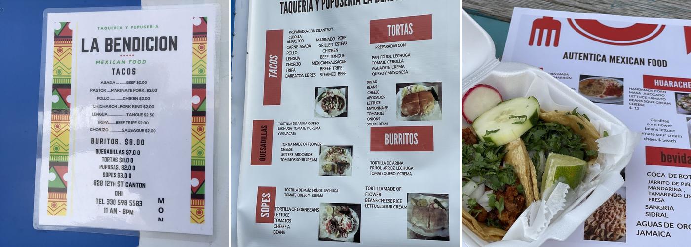 Taqueria platillos la bendicion Menu