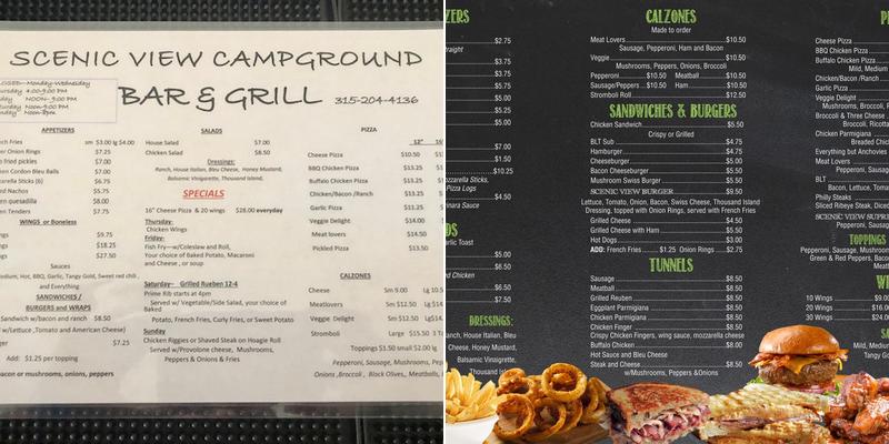 Scenic View Menu