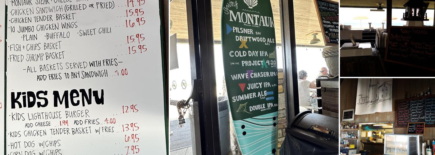 Georges Lighthouse Bar & Grill Menu