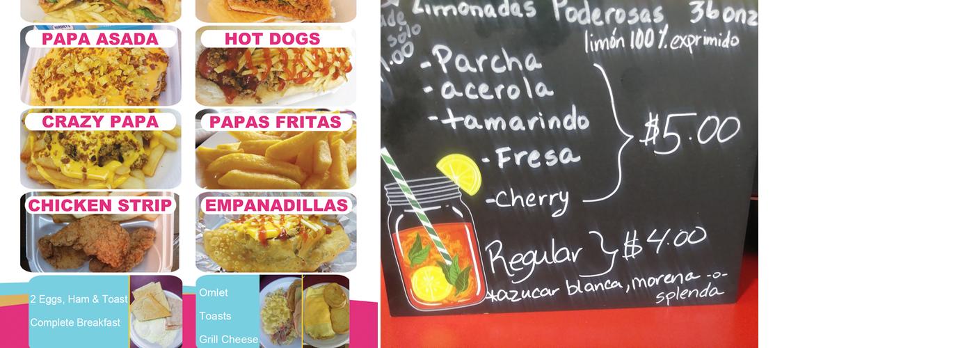 Scoops 4U / Tu Riconcito Boricua! Menu