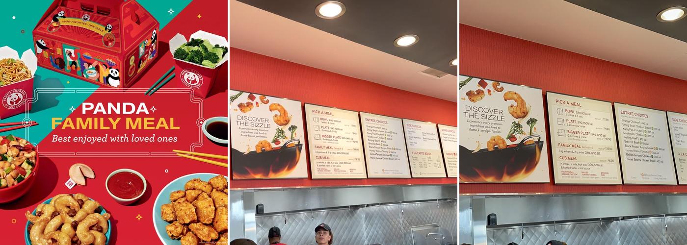 Panda Express Menu