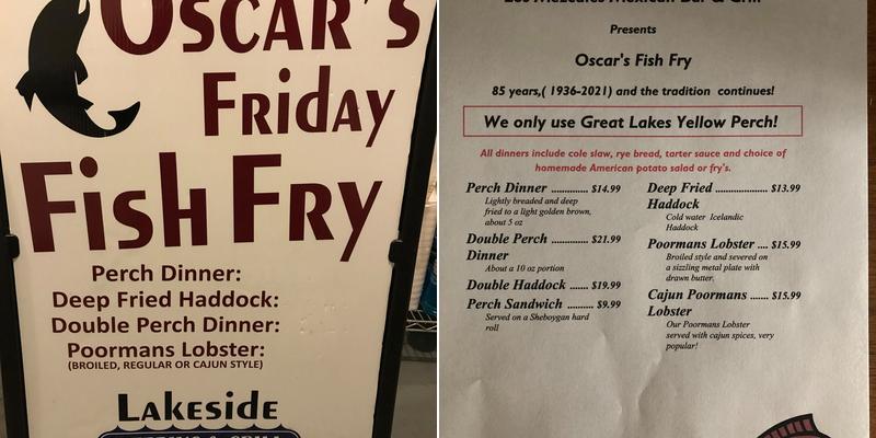 Lakeside Park Pavilion Menu