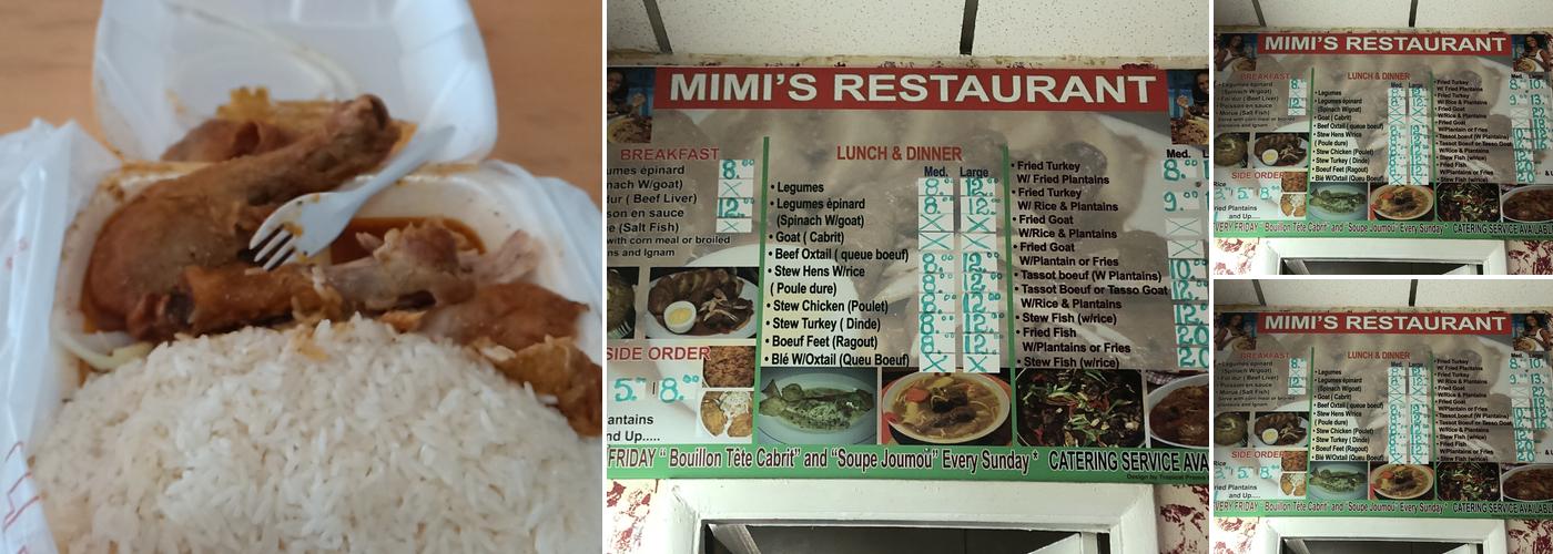 Mimi's Restaurant Menu