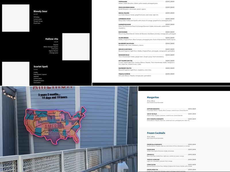 Drhum Club Kantine Menu