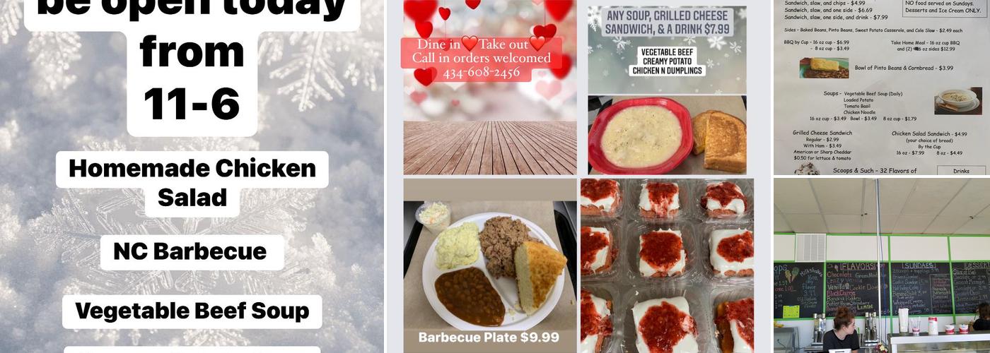 Scoops Ice Cream Menu