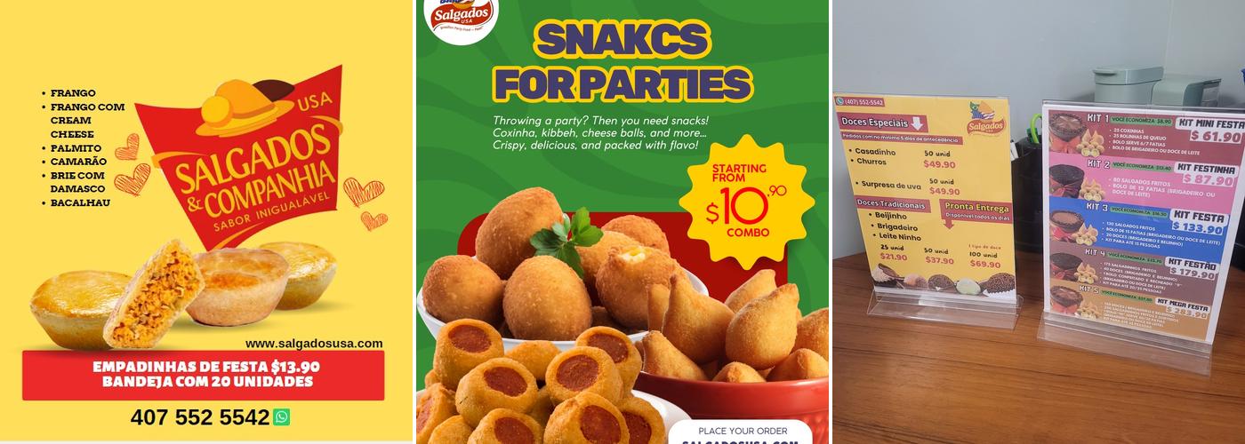 SalgadosUSA Menu