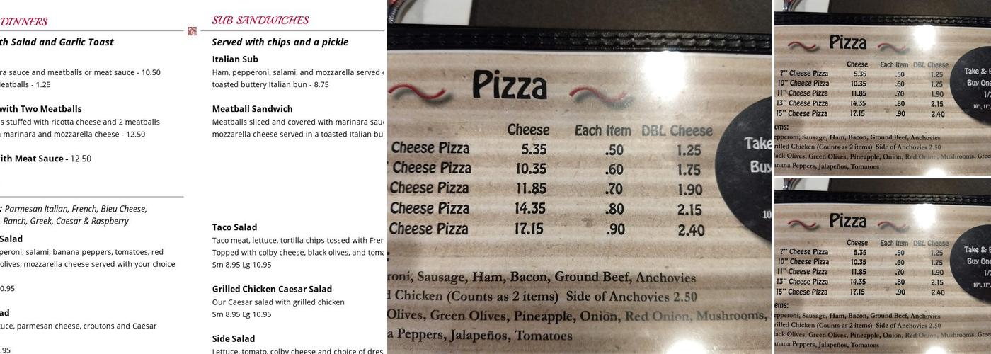 Mario's Pizza & Spaghetti House Menu