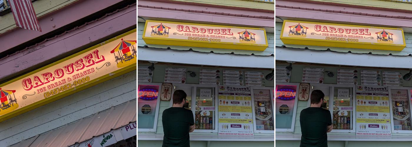 Carousel Ice Cream Menu