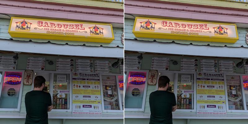 Carousel Ice Cream Menu