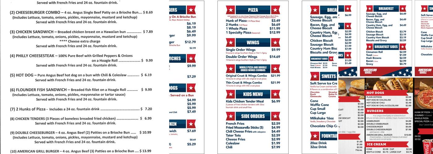 Mars Hill American Grill Menu