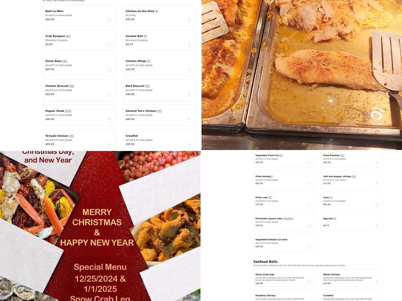 United Buffet & Grill Menu