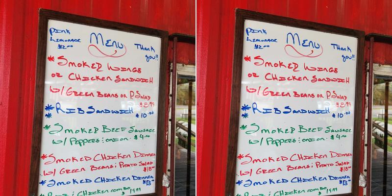 Georgeos bbq and catering Menu