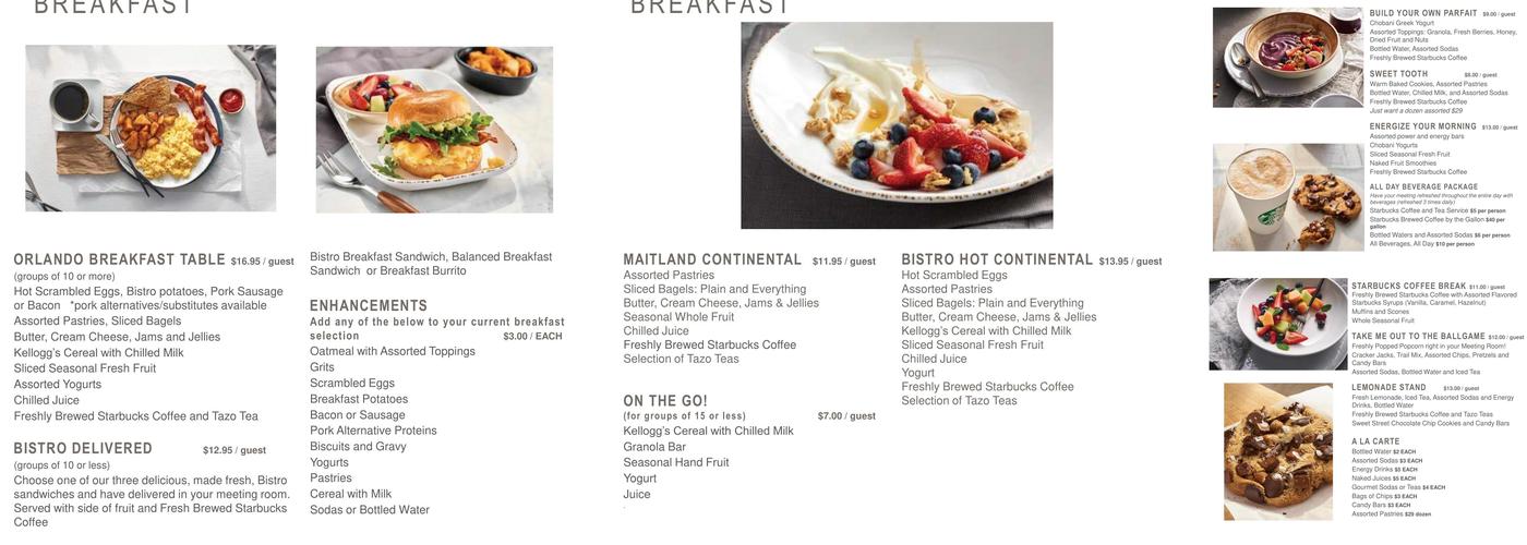 The Bistro - Eat. Drink. Connect.® Menu