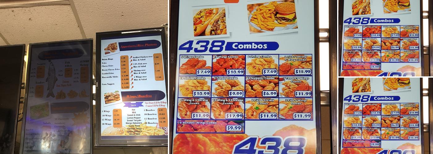 438 Wings & Grill Menu