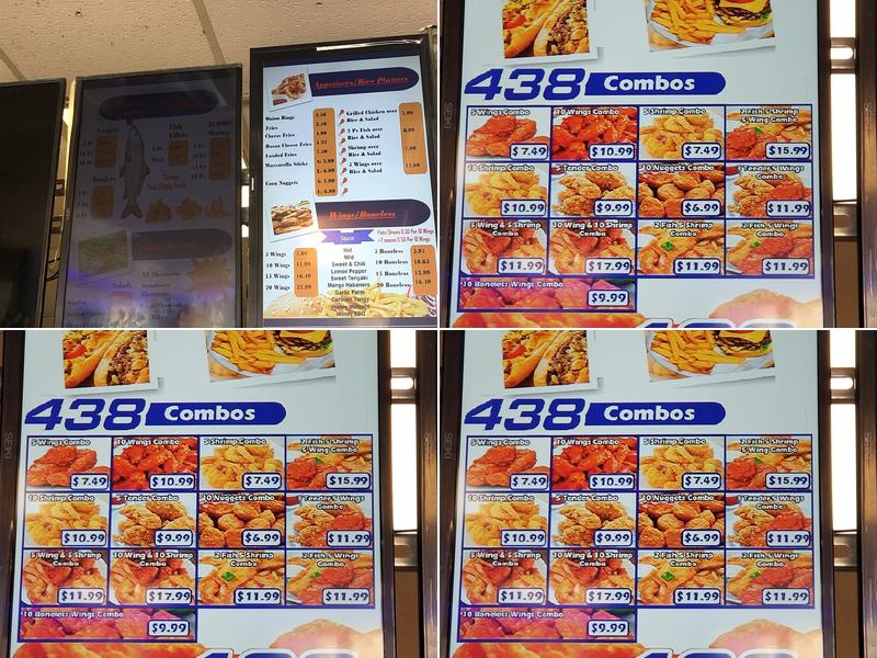 438 Wings & Grill Menu