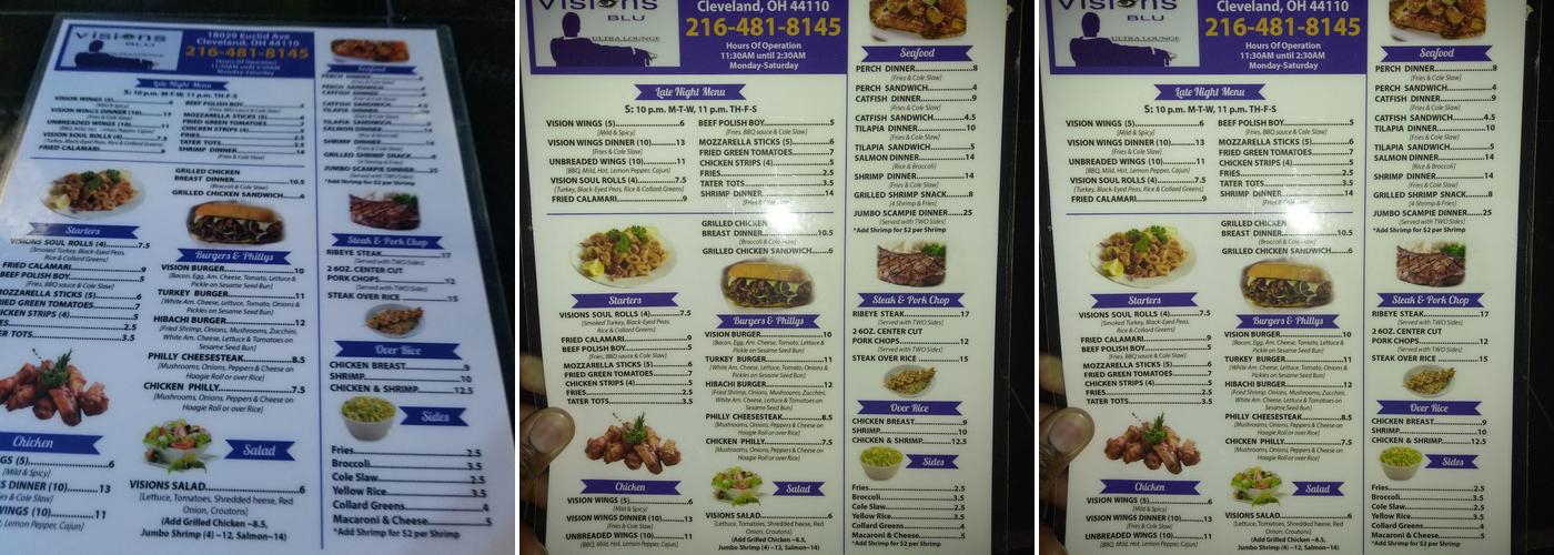 Pure Soul & Seafood Menu