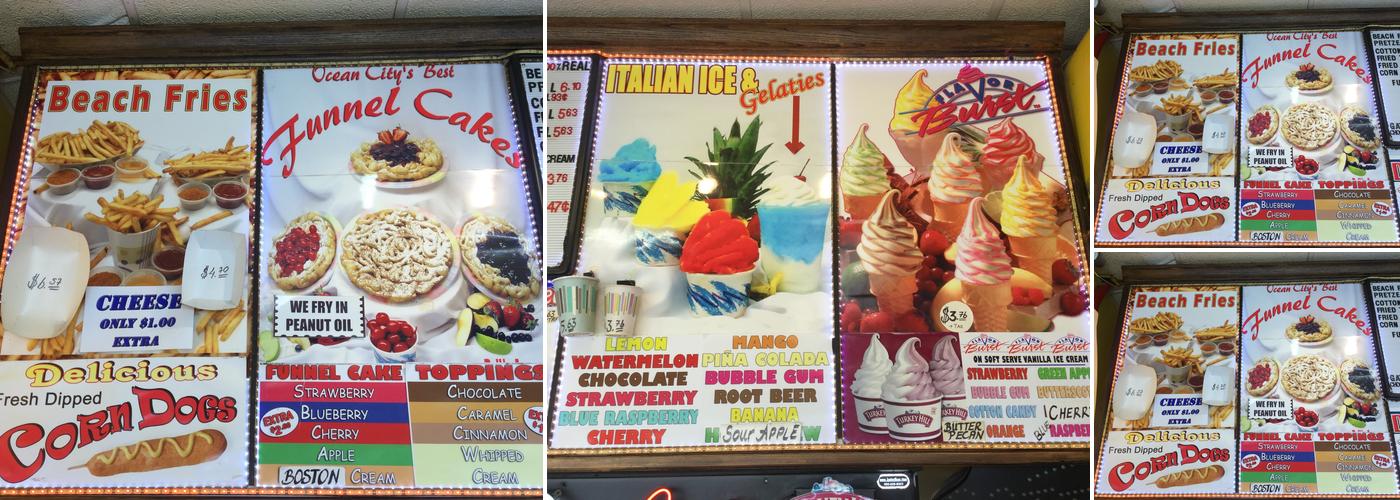 North Pole Lemonade Menu
