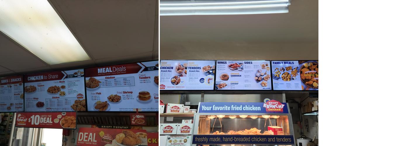 Krispy Krunchy Chicken Menu