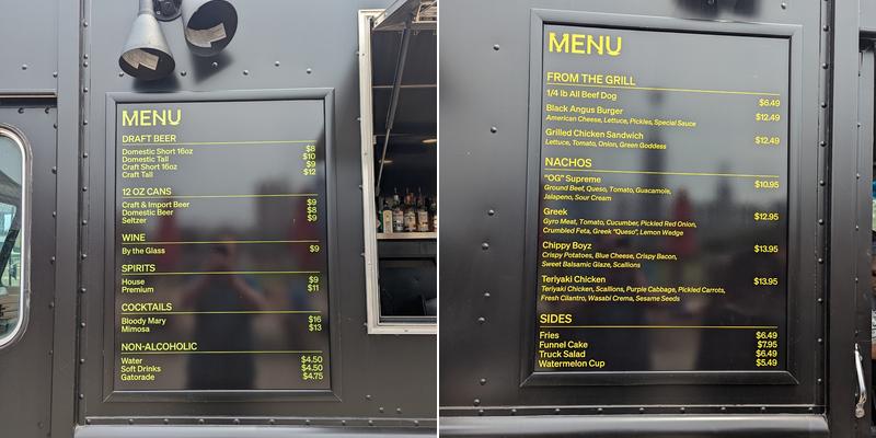 Eat to the Beat Menu