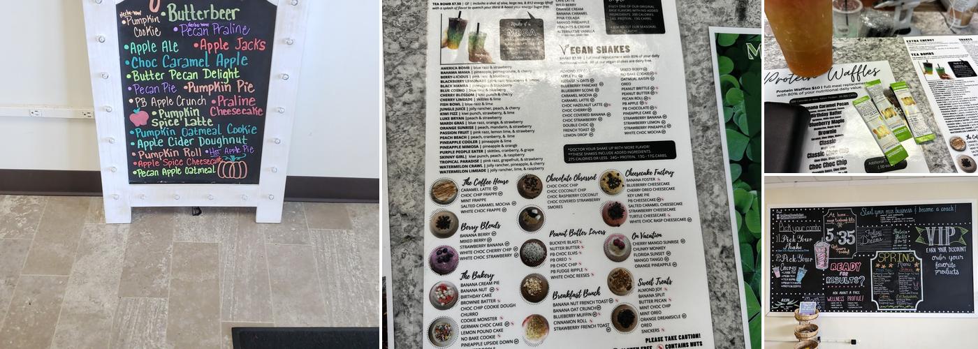 Get Healthy Nutrition Menu