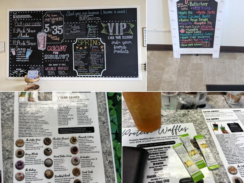 Get Healthy Nutrition Menu