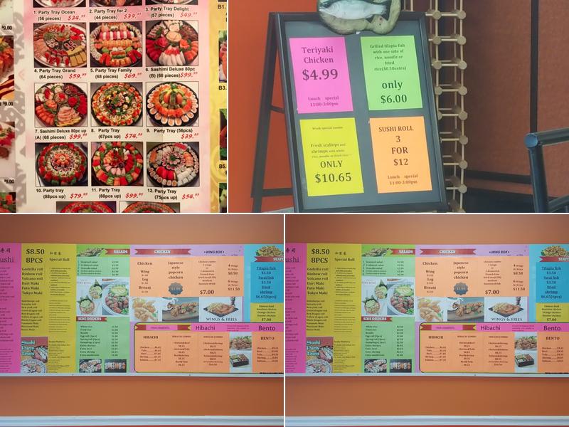 Sriracha Teriyaki Menu